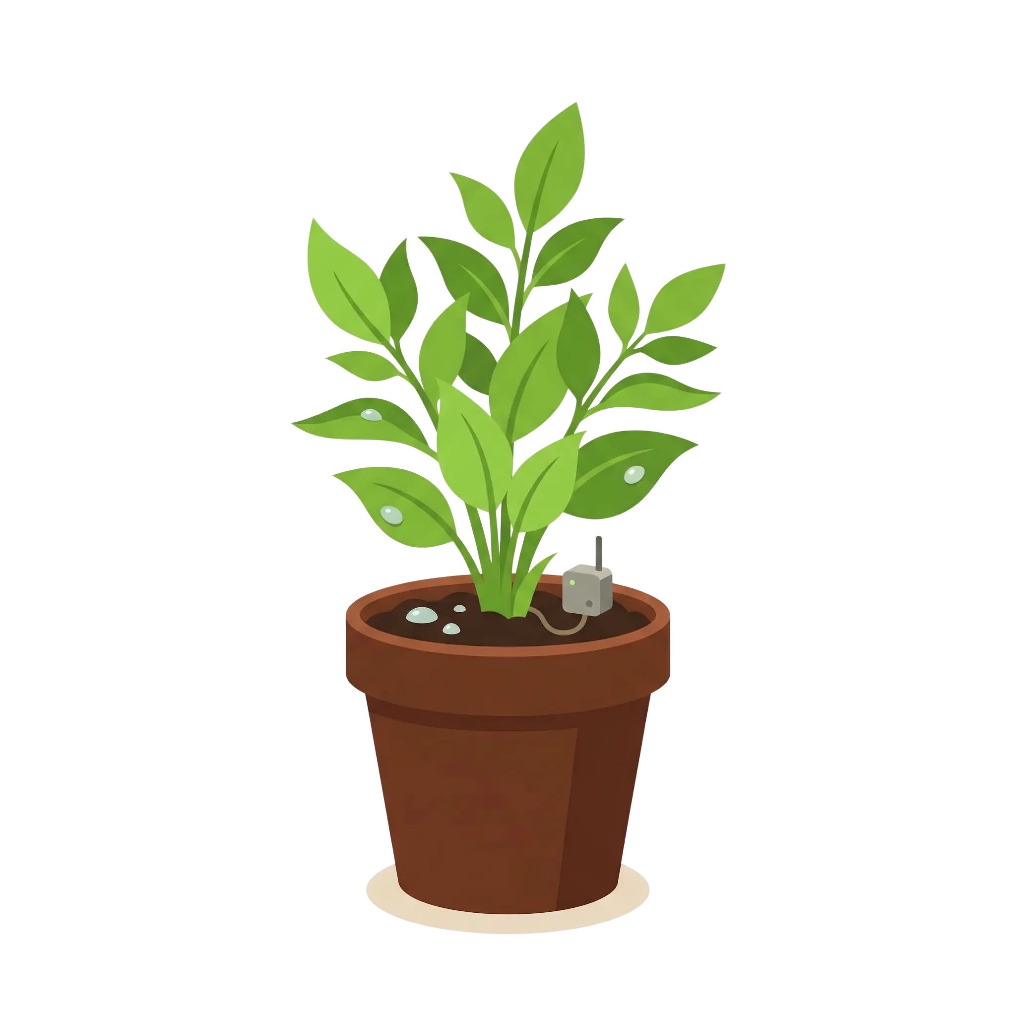 Planta saudável — irrigação EcoInova
